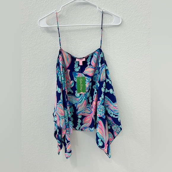 🛑SOLD🛑 Lilly Pulitzer Kimi Silk Top (small) NWT! - Picture 2 of 9